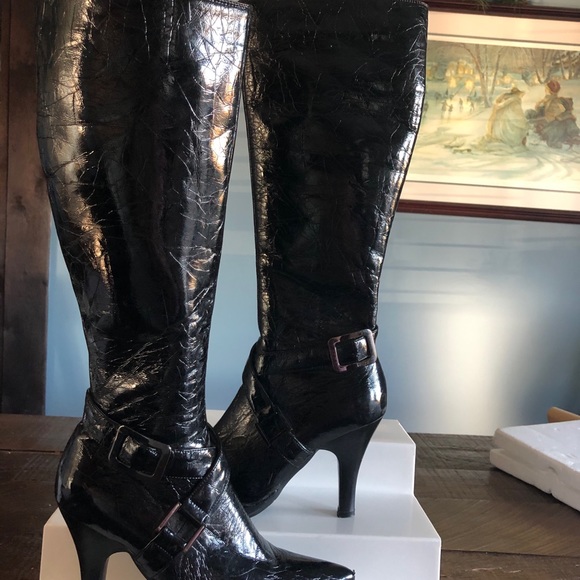 Brida Black Boots Brand New: Beautiful!! - Picture 1 of 9